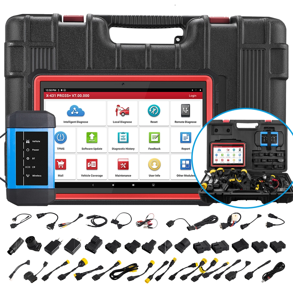 Launch X431 PRO3S+HDIII 12VCar&amp; 24V Truck Auto Professional Full systems Diagnostics Scanner OBDII Coder Reader Launch X431 PRO Free shipping