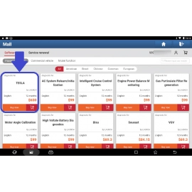 LAUNCH TESLA Software License Work for Launch X431 V, V+, PAD V, PAD VII