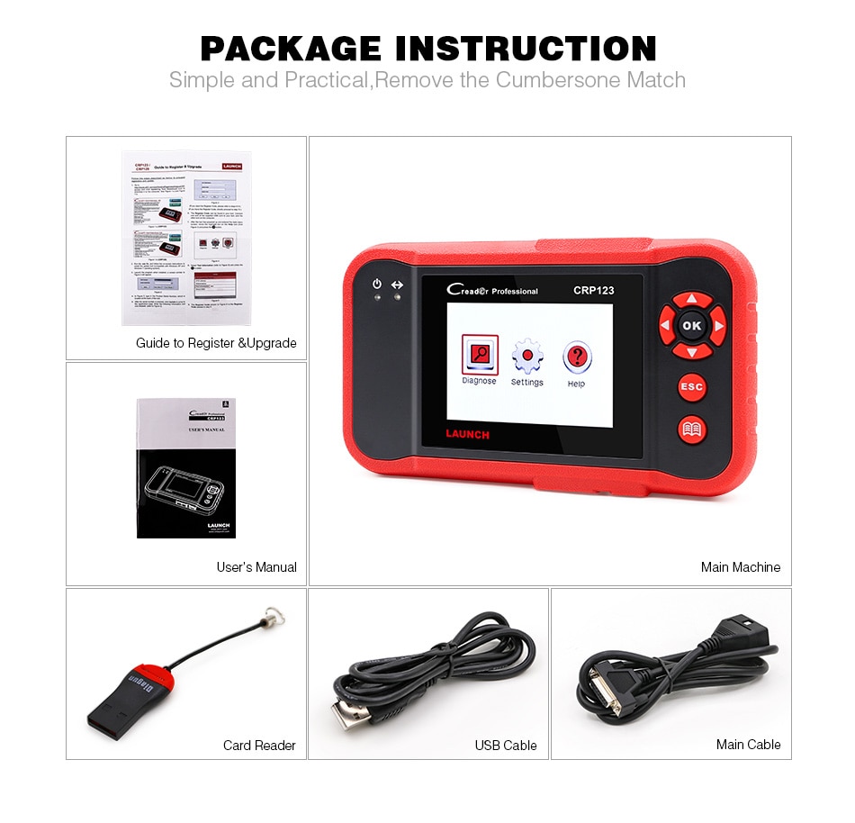 LAUNCH-X431-CRP123E-OBD2-Code-Reader-for-Engine-ABS-Airbag-SRS-Transmission-OBD-Diagnostic-Tool-Free-Update-Online-Lifetime-SC163-B